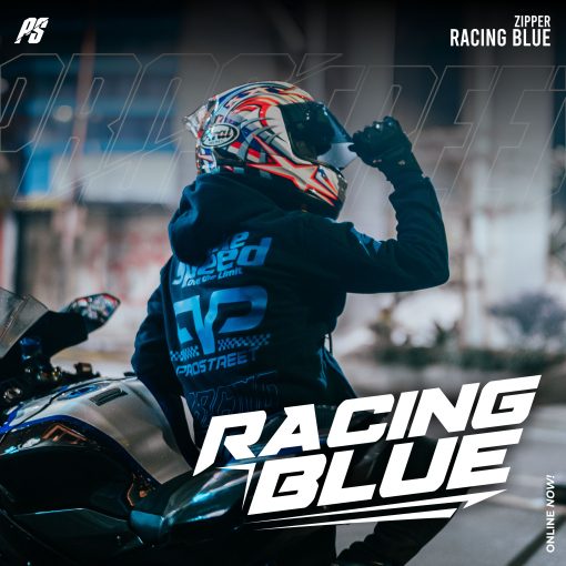 HD ZIPPER RACING BLUE 1