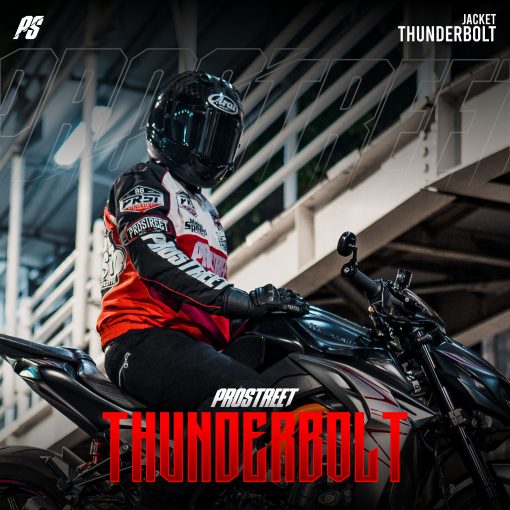 JAKET THUNDERBOLD MERAH 1