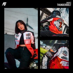 JAKET THUNDERBOLD MERAH 3