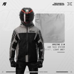 Jaket Motor Prostreet Spectre Air Tech System V.2 Light Grey