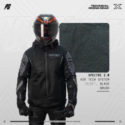 Jacket Motorcycle Prostreet Spectre Air Tech System V.2 Black Brush