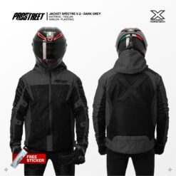 Jacket Motor Prostreet Spectre Air Tech System V.2 Dark Grey